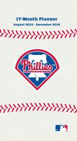 Turner Philadelphia Phillies 17 Month Planner, August 2015 - December 2016, 3.5 x 5" (8890584)