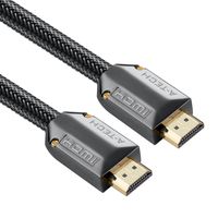 A-technology Nylon Mesh 6ft hdmi Cable- 4K HDMI 2.0 Ready - High Speed 18Gbps- Gold Plated Connectors Support Ethernet/Audio Return Channel - Video 4K UHD 2160p,HD,3D,Full[Latest Version]