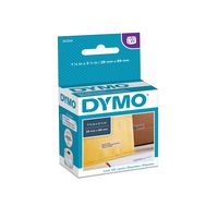 DYMO LabelWriter Address Labels, Clear, 1-1/8 x 3-1/2 Inch, 130 Count (Pack of 1)