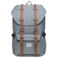 Laptop Outdoor Backpack, Travel Hiking& Camping Rucksack Pack, Casual Large College School Daypack, Shoulder Book Bags Back Fits 15" Laptop & Tablets by Kaukko (P12-Grey)