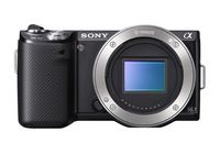 Sony NEX-5N 16.1 MP Mirrorless Digital Camera with Touchscreen - Body Only (Black)