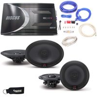 Alpine R-S65 6.5" Coaxial Speakers, R-S69 6x9 Coaxial Speakers, a MB Quart Discus DSC4125 4-Channel Amp & Wiring Kit