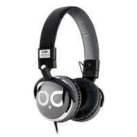 Bell'O Digital BDH821BKGP  Over-the-Head Headphones with Track Control and Microphone, Graphite
