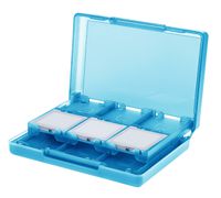 AmazonBasics Nintendo 3DS Game Card Storage Case Holder with 24 Cartridge Slots - 3 x 5 x 1 Inches, Blue