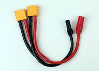 SummitLink XT90 to AS150 XT150 Parallel Battery Y Cable Dual for DJI S1000 S900 S1000+ XT90
