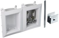 Sioux Chief 696-2313XF Washing Machine Outlet Ox Box- With 1/2 Inch Pex Crimp Connections-With Hammer Arrestors
