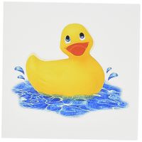 3dRose Rubber Duck - Greeting Cards, 6 x 6 inches, set of 6 (gc_4366_1)