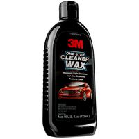 3M One Step Cleaner Wax, 39006, 16 oz