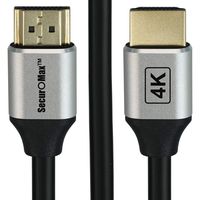 SecurOMax Low Profile HDMI Cable (4K 60Hz, HDMI 2.0, 18Gbps), 6 Feet