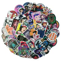 50pcs Stranger Things Stickers Variety Vinyl Car Sticker Motorcycle Bicycle Luggage Decal Graffiti Patches Skateboard Stickers for Laptop Stickers for Kid and Adult (Stranger Things)