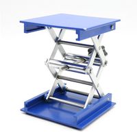 OESS Lift Table Aluminium Oxide Lab Stand Lifter Scientific Scissor Lifting Jack Platform 6''X 6''