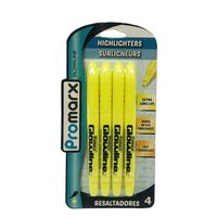Promarx Glowline Pocket Highlighter Sticks, Yellow, 4 Count