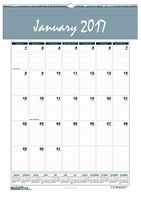 House of Doolittle 2017 Monthly Wall Calendar, Bar Harbor, 12 x 17", (HOD332-17)