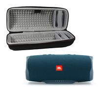 JBL Charge 4 Waterproof Wireless Bluetooth Speaker Bundle with Portable Hard Case - Blue