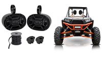 Pair Polk Audio 6x9 Rollbar Rollcage Speakers for Polaris/Jeep/ATV/UTV/RZR/CART