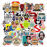 VSCO Stickers for Hydro Flask, 100 Pcs Waterproof Aesthetic Vinyl Stickers Decal Graffiti Trendy Cute Funny Meme Redbubble Cool Stickers for Water Bottle Laptop Computer Skateboard Bike Luggage