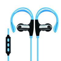SuperSonic Bluetooth Wireless Earphones and Mic Headphone, Blue
