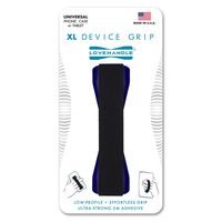 LoveHandle Tablet/XL Grip for Most Tablets and Large Smartphones - Black Elastic Strap Finger Grip with Blue Base (LHT-01-Blue)