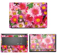 decalrus - Protective Decal Floral Skin Sticker for Dell Latitude 3580 (15.6" Screen) case Cover wrap DElatitude15_3580-211