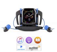 H2O Audio Interval Swim Headphones for Apple Watch Series 2, 3, 4, 5, Waterproof IPX8, in-Ear Stereo Earbuds, Noise Cancelling, No Drag Short Cord, Great for Swimming, Running and Sports Activities