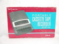 Radio Shack Optimus CTR-111 Portable Cassette Tape & Phone Call Recorder