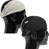 Value 2-Pack, Mens Headband - Guys Sweatband & Sports Headbands Moisture Wicking Workout Sweatbands for Running, Crossfit, Skiing and bike helmet friendly - Value Pack 1-Black & 1-Gray Sweatband