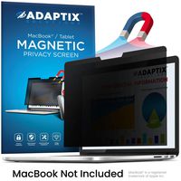 Adaptix Magnetic Privacy Screen for 15 Inch MacBook Pro Laptop [2016, 2017, 2018, 2019] - Anti-Scratch, Anti-Glare Privacy Filter to Protect Information - Blue Light Screen Protector (AMSMR15-TB)