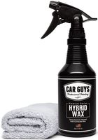 CarGuys Hybrid Wax Sealant - Most Advanced Top Coat Polish and Sealer on the Market - Infused with Liquid Carnauba for a Deep Hydrophobic Shine on All Types of Surfaces - 18 Ounce Kit