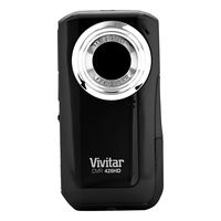Vivitar DVR426-BLK/KIT-AMX LIC JPEG Video Recording Flip Digital Camera (Black) - Style May Vary