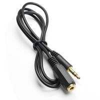 24 K Gold AUX Stereo M/F Cable 3.5 mm for Mp3/Mp4 iPod iPhone-3FT/1M