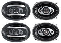 4) NEW BOSS AUDIO P694C 6x9" 4-Way 800W Car Coaxial Stereo Speakers P69.4C 4 Ohm