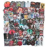 Attack on Titan Anime Cartoon Laptop Stickers Waterproof Skateboard Car Snowboard Bicycle Luggage Decal 70pcs Best Gift for Adult