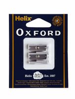 Helix Oxford Double Hole Metal Pencil Sharpener
