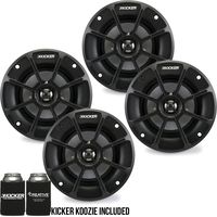 KICKER 4 Inch PS-Series Powersports Speakers 40PS44 Bundle