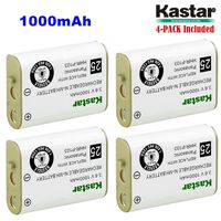 Kastar 4-Pack Cordless Phone Battery Replacement for Panasonic HHR-P103 KX-TG2352 KX-TG2382 KX-TG2383 KX-TG2720 KX-TGA273, Radio Shack 23-906 23-966 43-9004 43-9018, V-Tech 8004290000, Philips SJB4142