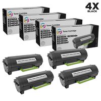 LD Compatible Toner Cartridge Replacement for Dell 331-9803 RGCN6 (Black, 4-Pack)