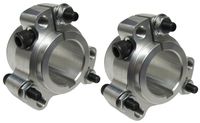 Set of 2 - Clear 1" Rear Lightened Aluminum Racing Wheel Hubs Go Kart Drift Trike