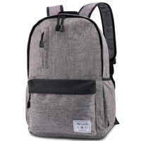 Allinside Laptop Backpack College School Bag with USB Charging, Gray