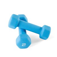 CAP Barbell Neoprene Coated Dumbbell Weights (Pair), 2 lb/Small