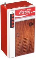 Coca Cola Retro Style Bluetooth Speaker and FM Radio - Vending Machine Design