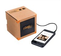 Smartphone Speaker 2.0, Portable Speaker For MP3 Playing Devices, Copper - Luckies of London