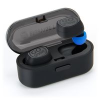 GOgroove TWS Mini Earbuds Wireless Bluetooth in-Ear Headphones with Mic, Sweat Proof with Workout IPX5 Water Protection, HD Microphone, Easy Phone Pairing, and 12 Hour Battery Charging Travel Case