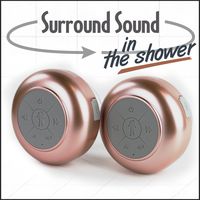 Splash Tunes Shower Speaker Parent (Splash Tunes Pro Dual, STPD - Rose Gold)