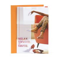 Hallmark Mahogany Birthday Greeting Card (Relax and Unwind)