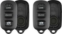 KeylessOption Just the Case Keyless Entry Remote Key Fob Shell (Pack of 2)