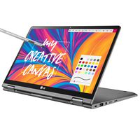 LG Gram 14T990-U.AAS8U1, 14" 2-in-1 Ultra-Lightweight Laptop with Intel Core i7 Processor and Wacom Pen, Silver