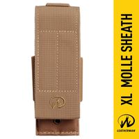LEATHERMAN - MOLLE Compatible X-Large Nylon Sheath for Multitools, Fits MUT, Surge, and Super Tool 300 - Brown