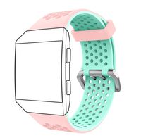 DB for Fitbit Ionic Watch Bands, Soft Silicone Adjustable Fashion Sport Strap for 2017 Fitbit Ionic Replacement Fitness Accessory Wristband (Wrist Size Large and Small,NO Tracker)