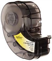 Brady X-29-428-SV-BK IDXPERT 0.5" Height, 1.5" Width, B-428 Metallized Polyester, Black On Silver Color Label (450 Per Cartridge)