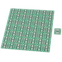Uxcell a14123100ux0003 50 Piece SO8 SOP8 SSOP8 TSSOP8 SMD to DIP8 Adapter 0.65/1.27 mm Converter PCB Board